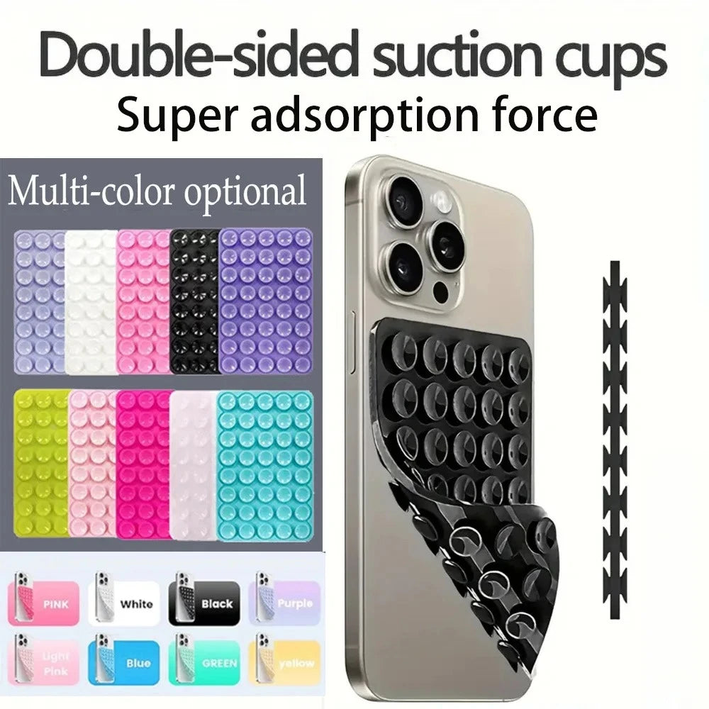 Double Sided Non-Slip Silicone Suction Phone Case Mount