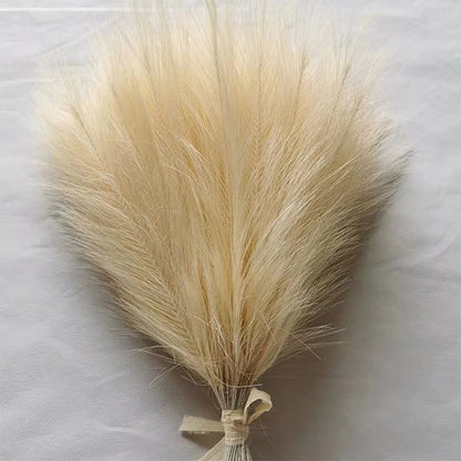 Fluffy Pampas Grass Boho Decor Artificial Flower - Rehmiar