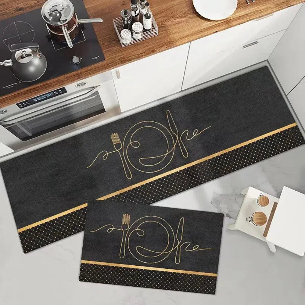 Soft Washable Kitchen Floor Mat – Anti Slip Carpet for Bedroom, Living Room, Hallway, Bathroom & Entrance Doormat