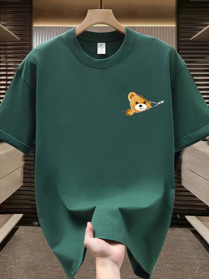 Men's fashionable summer casual loose sports T-shirt - Rehmiar