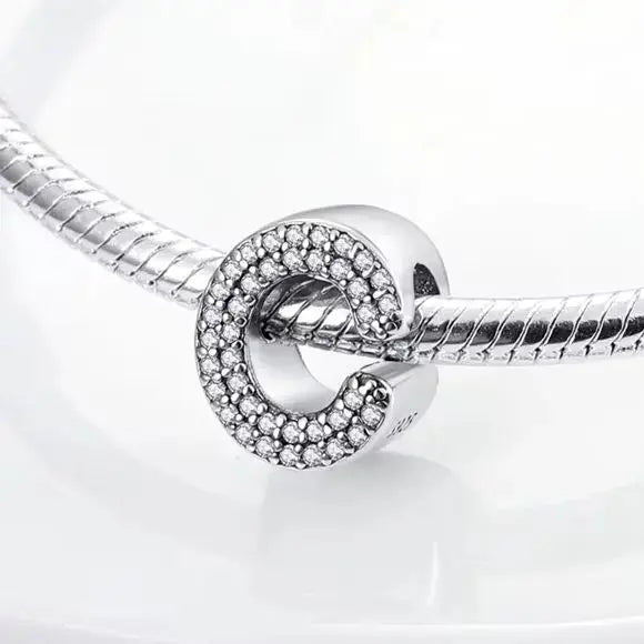 A-Z Alphabet Charms for Bracelet – 925 Sterling Silver 26 Letter Beads, DIY Fine Jewellery Gift for Women & Girls - Rehmiar