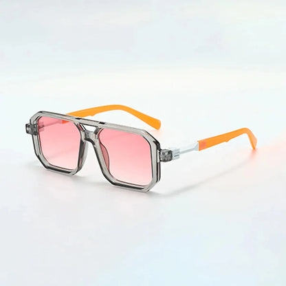 Anti-Blue Light Square Glasses – Lightweight Transparent Black Frame Eyewear for Men Women - Rehmiar