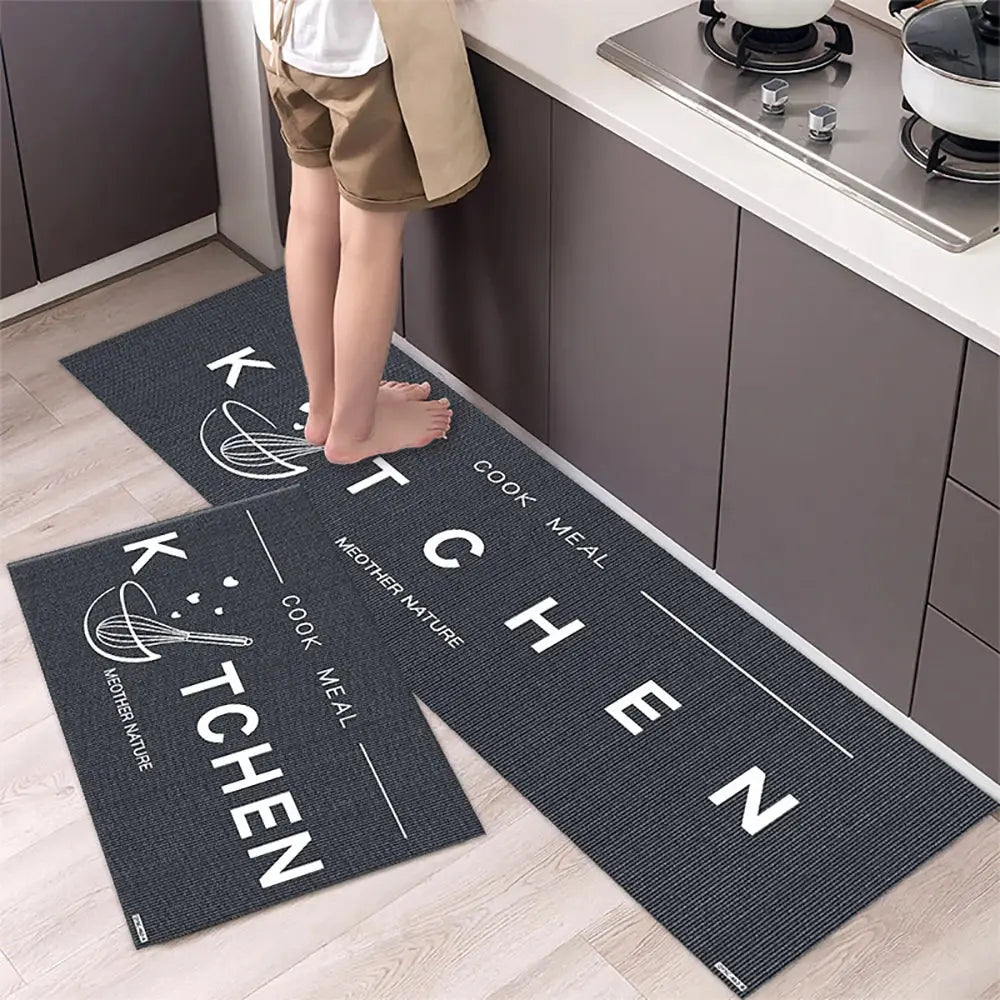 Soft Washable Kitchen Floor Mat – Anti Slip Carpet for Bedroom, Living Room, Hallway, Bathroom & Entrance Doormat