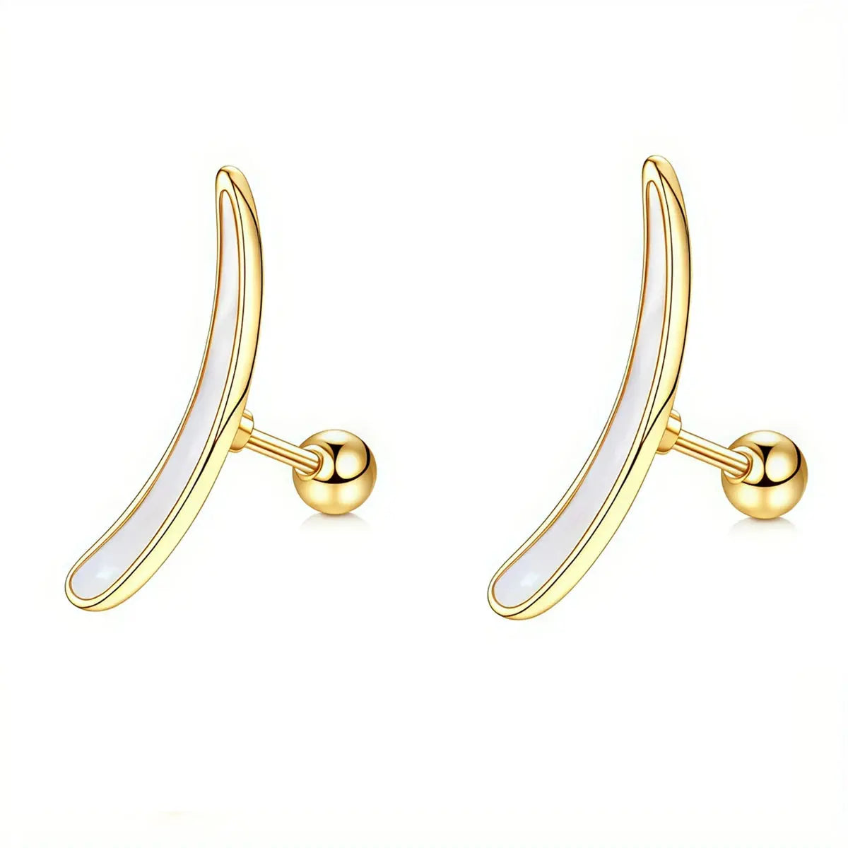 2Pcs 16G Stainless Steel Screw Back Stud Earrings for Women, Cubic Zirconia Cartilage Conch Helix Ear Piercing