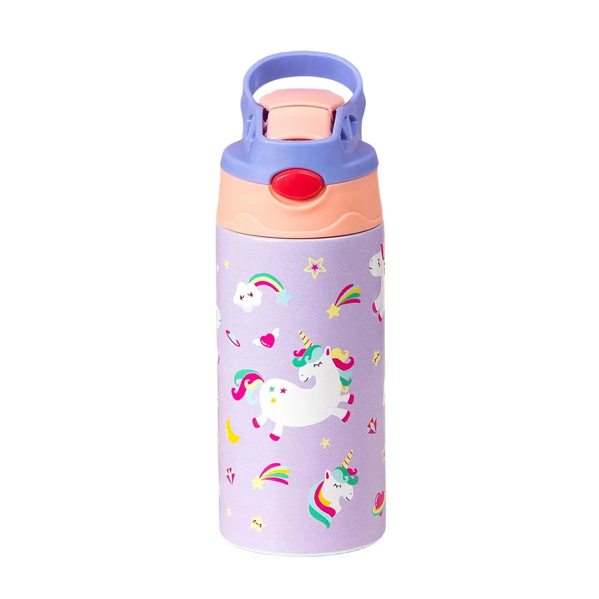 350ml Cartoon Insulated Stainless Steel Thermos Cup – Kids Cartoon Print Vacuum Flask - Rehmiar