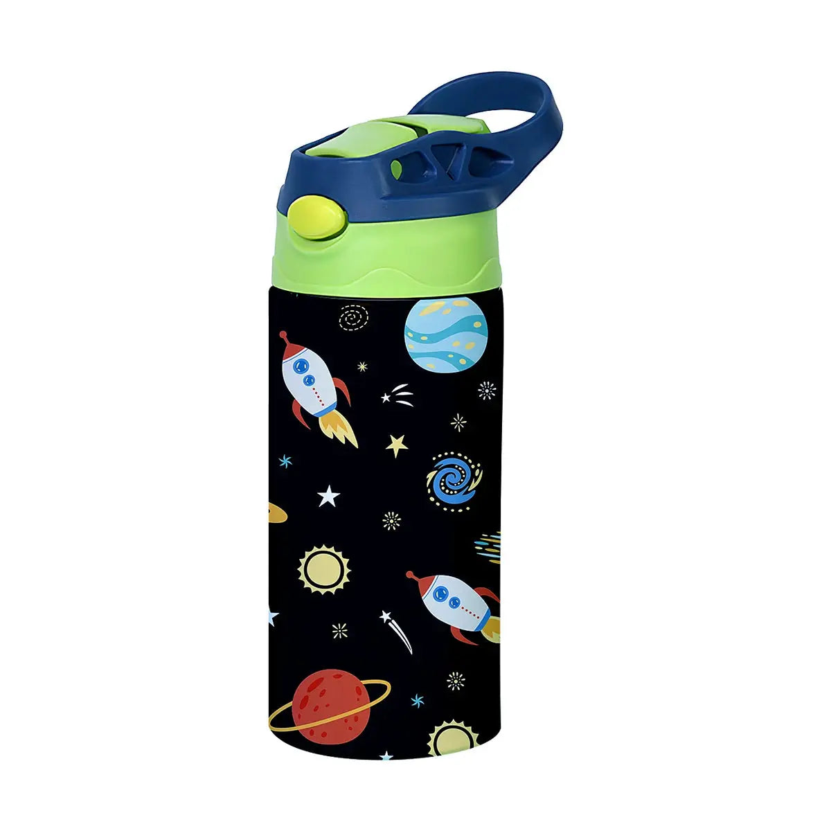 350ml Cartoon Insulated Stainless Steel Thermos Cup – Kids Cartoon Print Vacuum Flask - Rehmiar