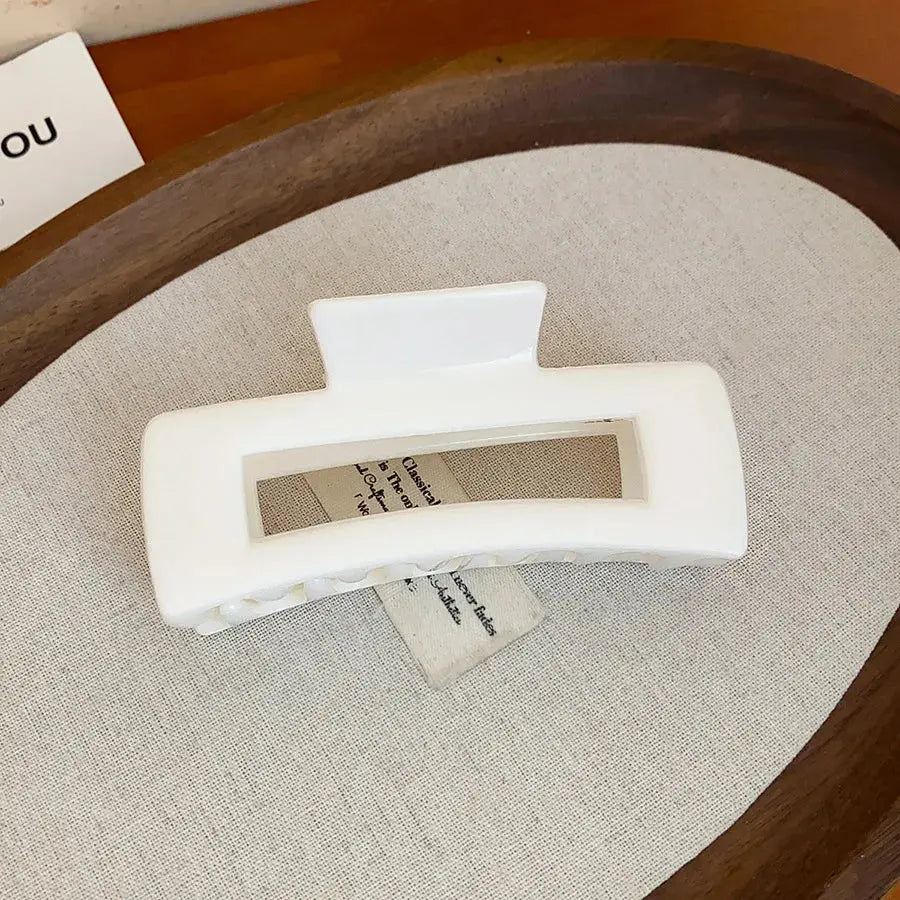 2025 New Soft Silicone Hair Claw Clips for Women Non Fragile Bendable Shark Clip Anti Drop Hairpin Headgear Does Not Hurt Hair - Rehmiar