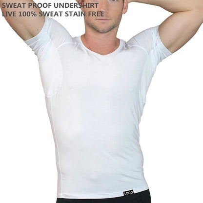 Men Anti-transpiration Underarm Sweat Proof Undershirt - Rehmiar