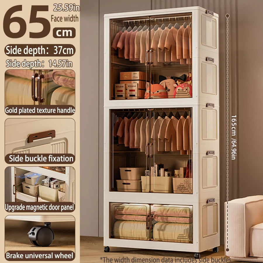 Multi-usage Large Capacity Foldable Wardrobe