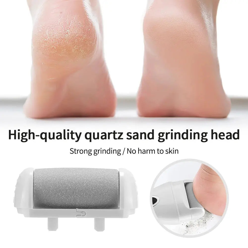 Electric Foot Grinder – Automatic Pedicure Tool for Removing Dead Skin, Calluses & Thick Leather, Gentle Exfoliation with 2 Speeds - Rehmiar
