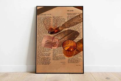 Amore Green Striped Canvas Wall Art – Wine Glass & Pepper Modern Home Decor