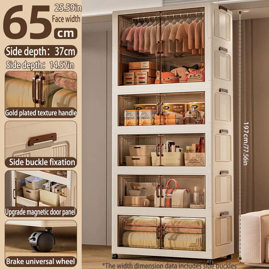 Multi-usage Large Capacity Foldable Wardrobe