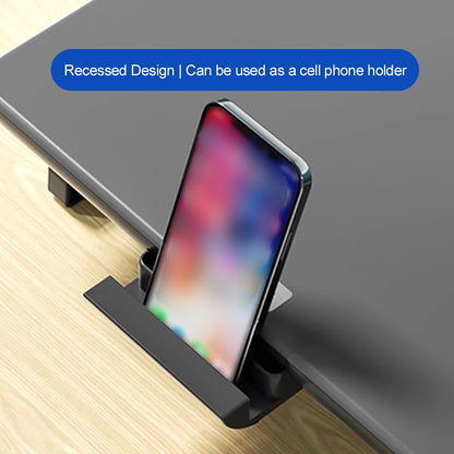 Foldable Laptop Stand Computer Riser, Computer Raising Stand Monitor Base for Desk, Ergonomic Design, Two-Stage Height Adjustmen - Rehmiar