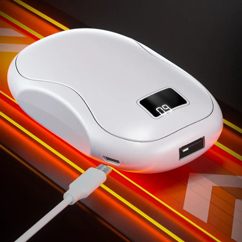 Xiaomi 50000mAh Portable Hand Warmer with Digital Display Fast Heating Safe Double-Sided Warmth Winter Hand Warmer