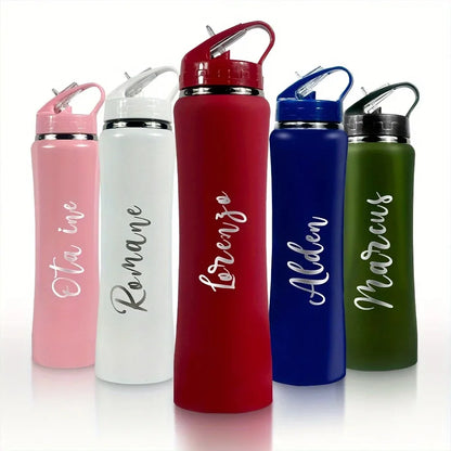 Customize Insulated Stainless Steel Water Bottle with Straw - Ideal for Outdoor Leakproof & BPA-Free