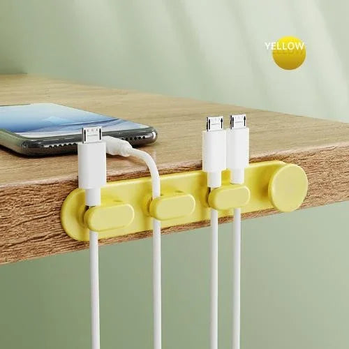 Desktop Edge Cable Organizer Clips - Adhesive