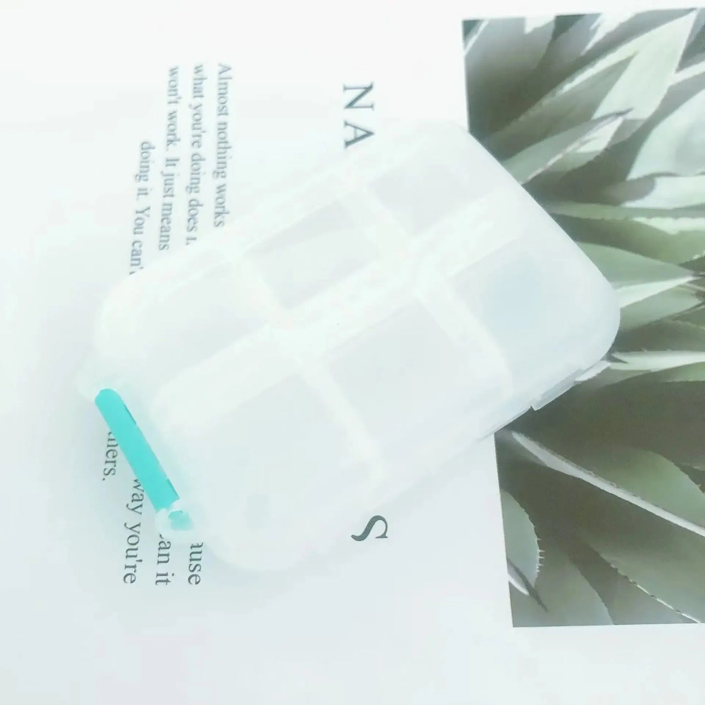 Tcare Travel Pill Organizer – Moisture-Proof Pill Box for Pocket or Purse, Portable Daily Medicine & Vitamin Holder Container - Rehmiar