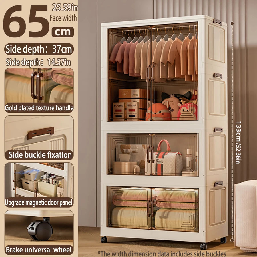 Multi-usage Large Capacity Foldable Wardrobe