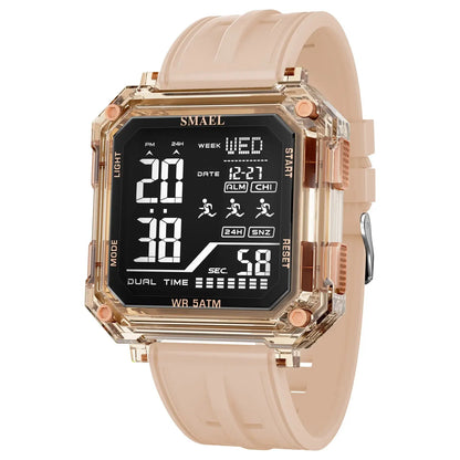 SMAEL Men’s Waterproof Quartz Sport Watch – Luminous Dial, Alarm & Fashion Business Style - Rehmiar