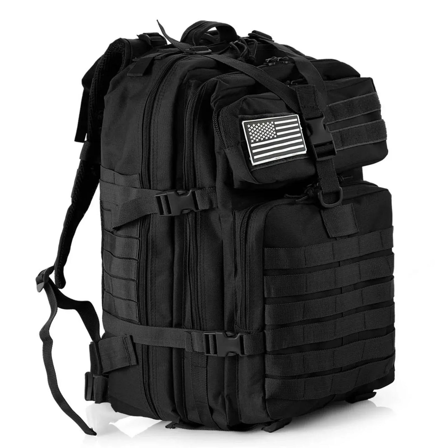 25L / 50L Tactical Backpack – Waterproof Nylon Hiking Trekking Fishing Hunting & Camping Rucksack - Rehmiar