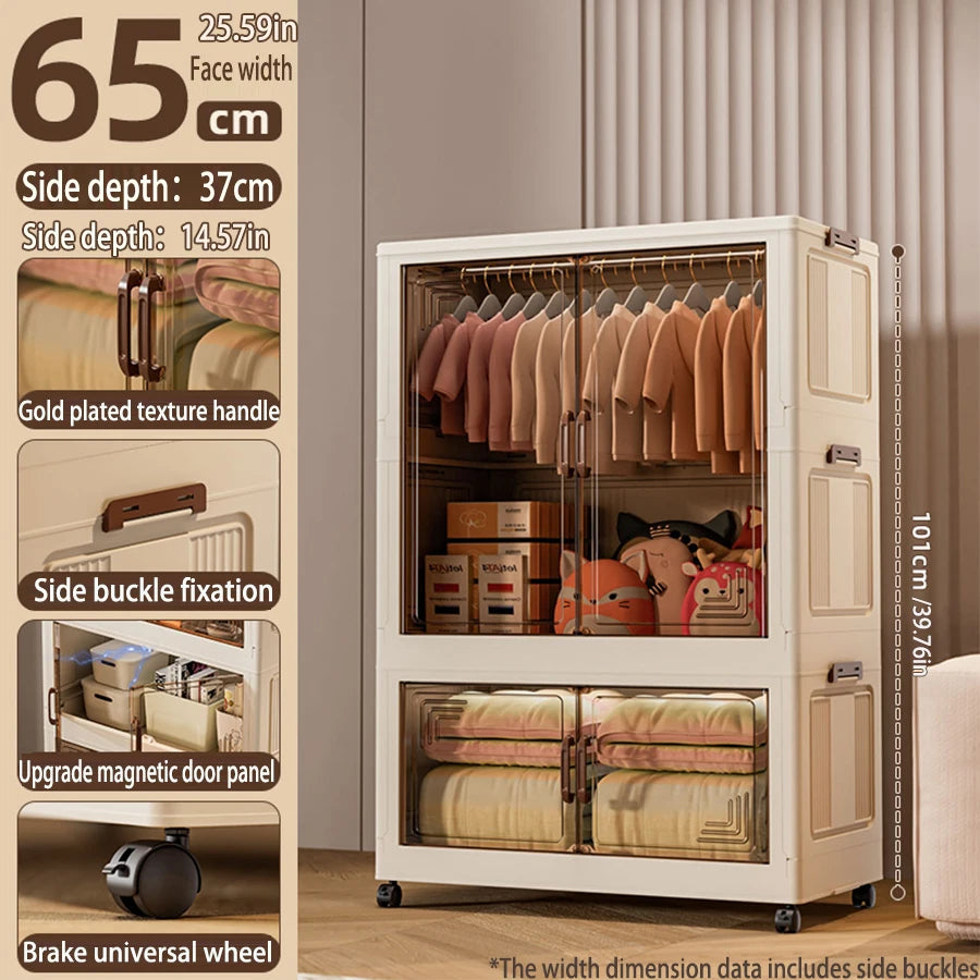 Multi-usage Large Capacity Foldable Wardrobe