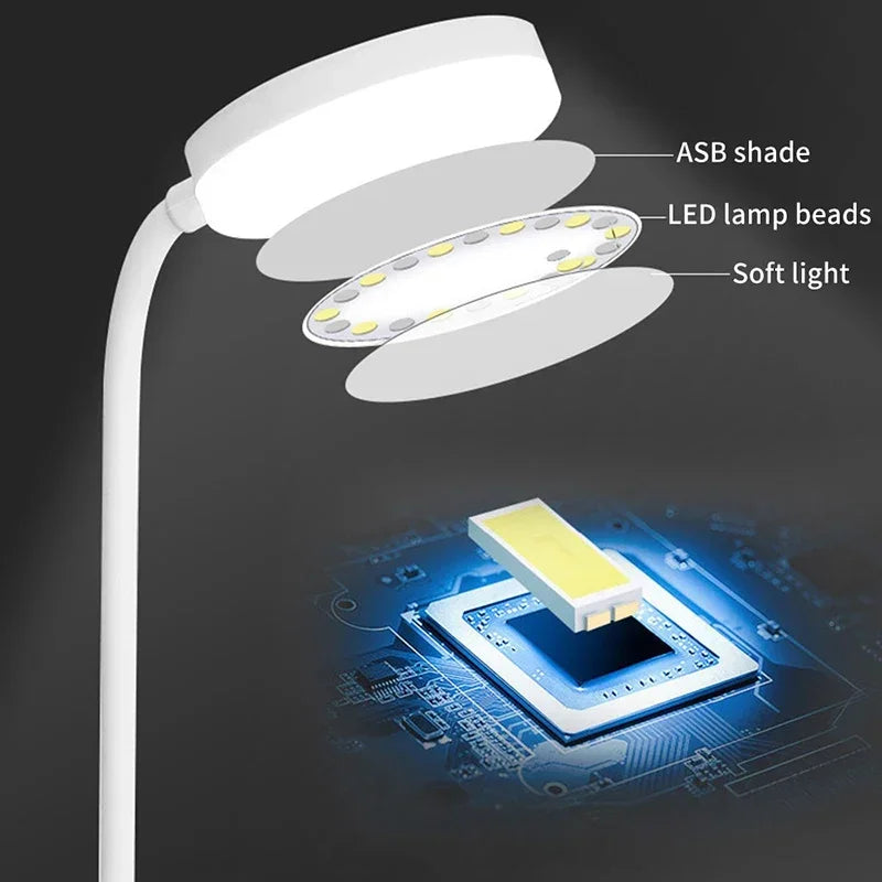 Portable Bedroom Bedside LED Lamp