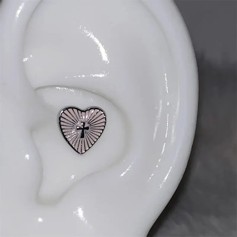 1pcs Silver Wing Stainless Steel Ear Bone Nail for Women Accessories for Ear