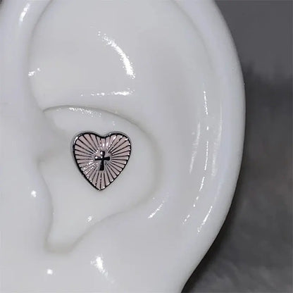1pcs Silver Wing Stainless Steel Ear Bone Nail for Women Accessories for Ear