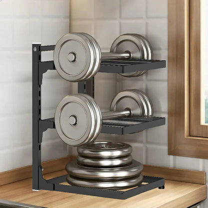 Adjustable Kitchen Shelf – 2-4 Tier Space-Saving Storage Rack for Pots, Under Sink & Corner Use - Rehmiar