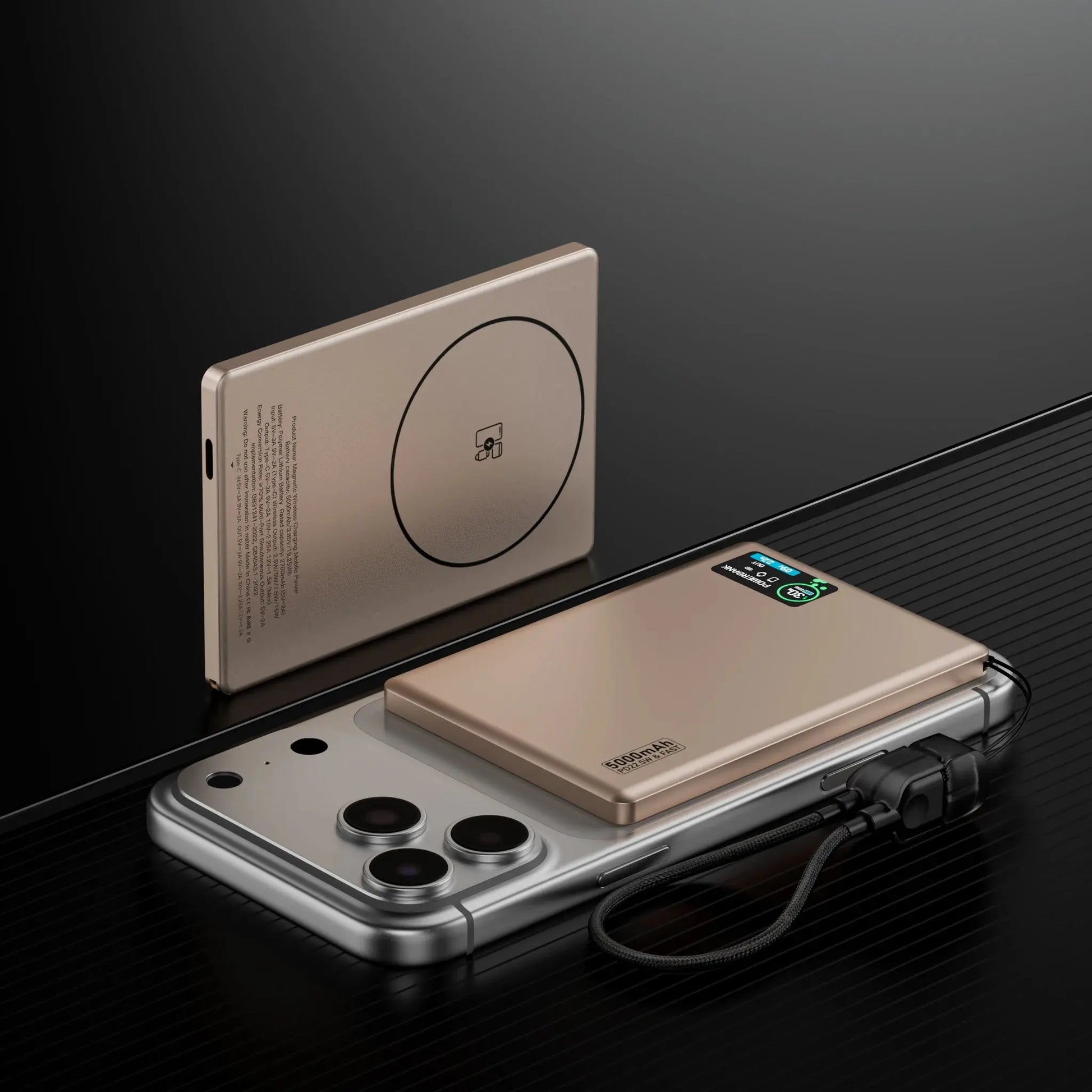 New Smart Display Wireless Charger – MagSafe Battery Backup for iPhone 17 & Apple Watch Series 10/9 - Rehmiar
