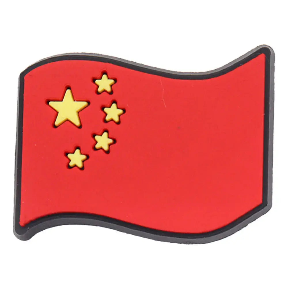 Cool PVC Shoe Charms for Clogs – Gun, Money, Wine & Flag Decorative Buckles - Rehmiar