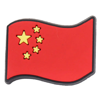 Cool PVC Shoe Charms for Clogs – Gun, Money, Wine & Flag Decorative Buckles - Rehmiar