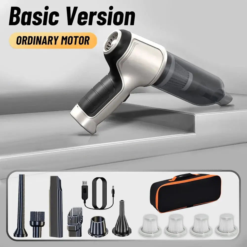 Portable Wireless Car Vacuum Cleaner – Multifunctional Powerful Handheld Strong Suction Cleaner - Rehmiar