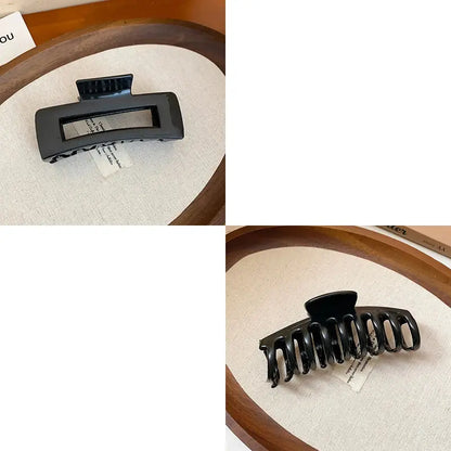 2025 New Soft Silicone Hair Claw Clips for Women Non Fragile Bendable Shark Clip Anti Drop Hairpin Headgear Does Not Hurt Hair - Rehmiar