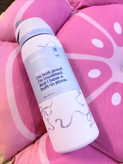 Insulated Stainless Steel Sports Water Bottle with Straw - Rehmiar