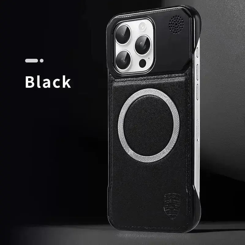 Luxury Magnetic Leather Aromatherapy Case for iPhone 11–17 Pro Max – Wireless Charging Compatible - Rehmiar