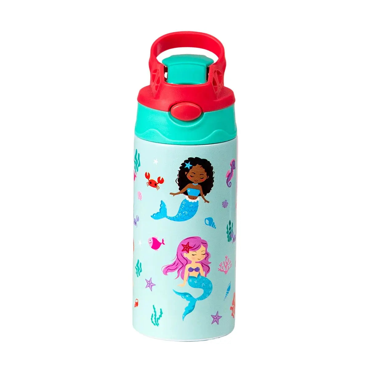 350ml Cartoon Insulated Stainless Steel Thermos Cup – Kids Cartoon Print Vacuum Flask - Rehmiar