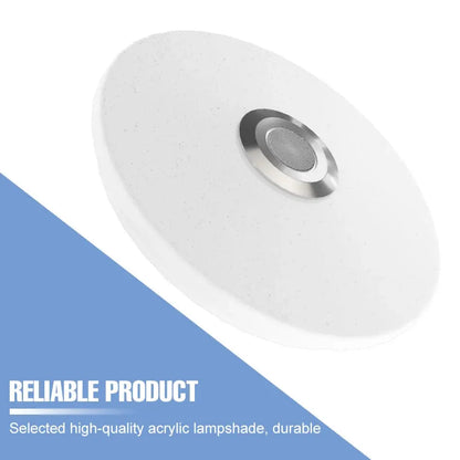 Smart RGB Ceiling Light – 36W/52W Music Sync, APP & Bluetooth Control, Remote Controlled Modern Home Lighting (AC220V) - Rehmiar