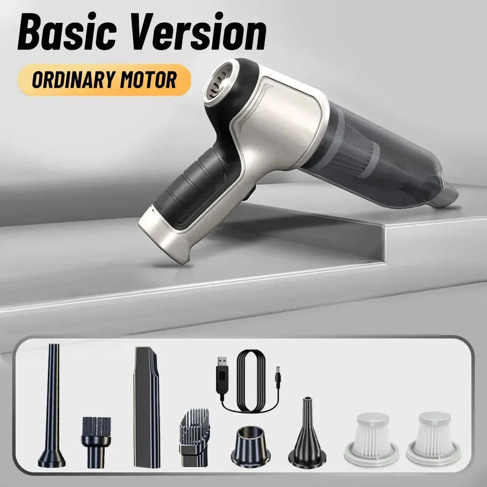 Portable Wireless Car Vacuum Cleaner – Multifunctional Powerful Handheld Strong Suction Cleaner - Rehmiar