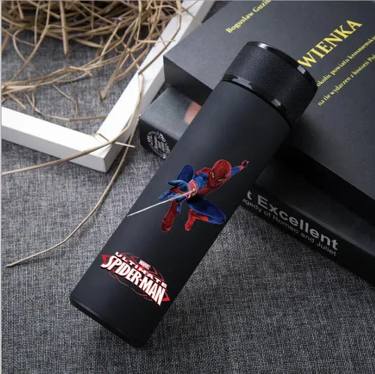 304 Stainless Steel Superhero Insulated Thermos with Cup – Cartoon Vacuum Water Bottle - Rehmiar