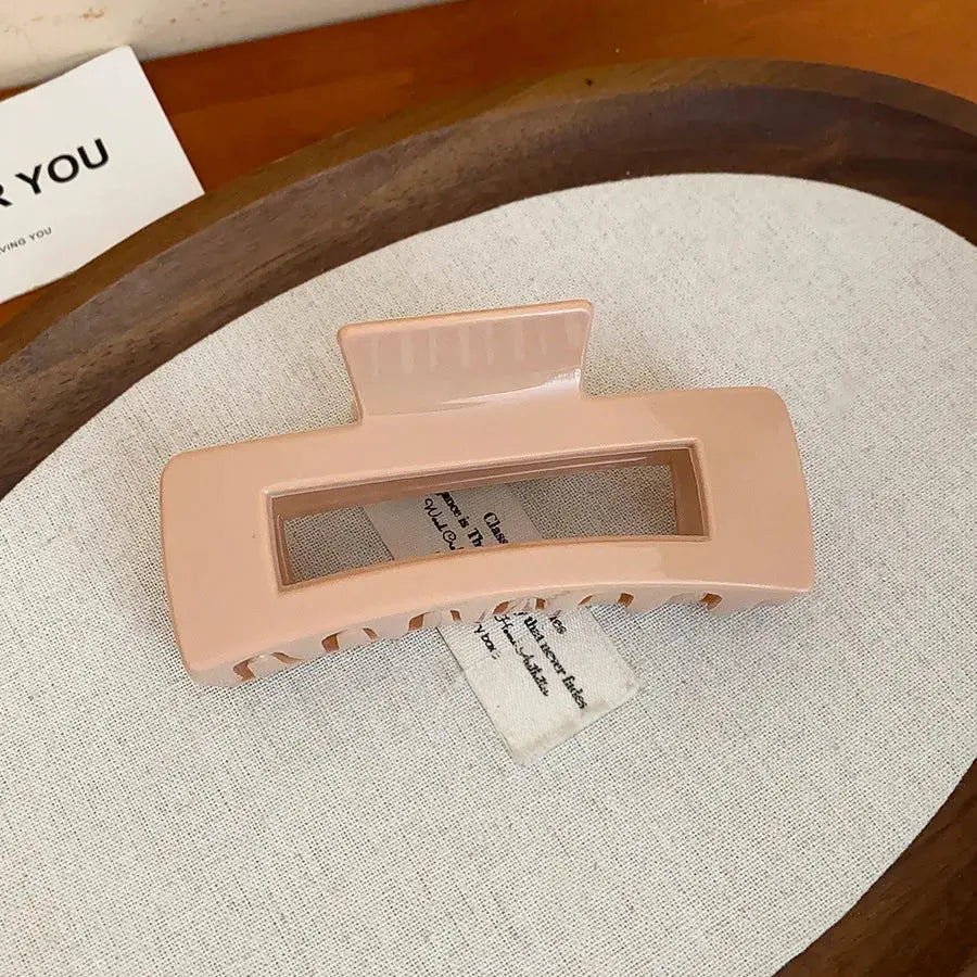 2025 New Soft Silicone Hair Claw Clips for Women Non Fragile Bendable Shark Clip Anti Drop Hairpin Headgear Does Not Hurt Hair - Rehmiar