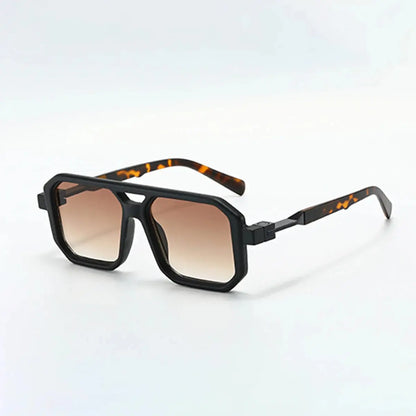 Anti-Blue Light Square Glasses – Lightweight Transparent Black Frame Eyewear for Men Women - Rehmiar