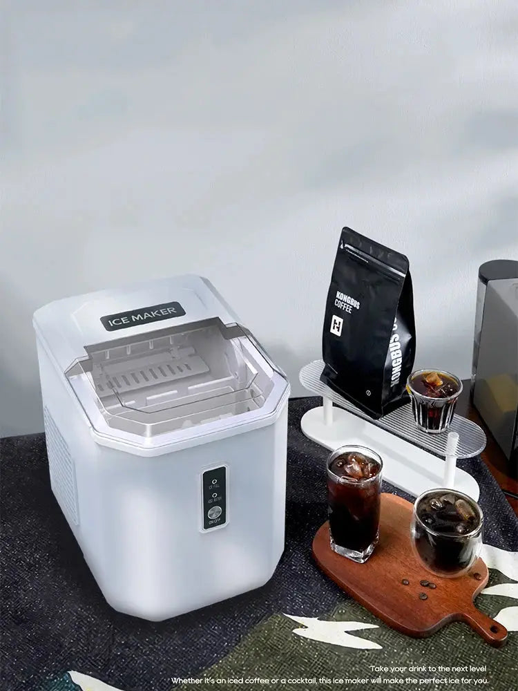 Automatic Ice Maker Machine – Self-Cleaning Portable Ice Maker for Kitchen, Office, Bar & Party, 50Hz/60Hz