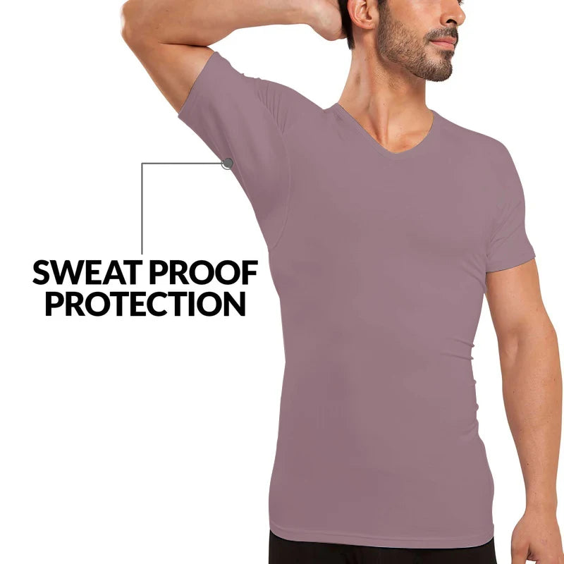 Men Anti-transpiration Underarm Sweat Proof Undershirt - Rehmiar