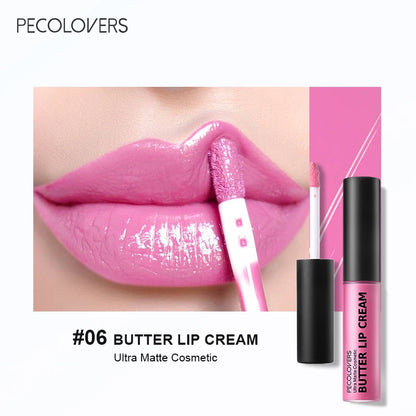 Butter Gloss Non-Sticky Long Lasting Nude Hydrating with Essential Oil Liquid Lipstick - Rehmiar