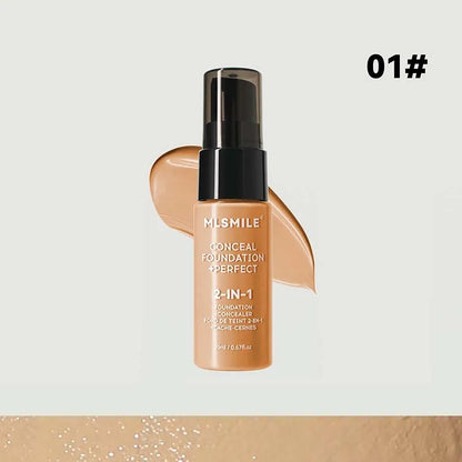 Face Foundation Cream Oil-Control Matte BBCream Waterproof Lasting Concealer Liquid Full Coverage Matte Base Professional Makeup - Rehmiar