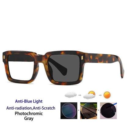 KOCOLIOR Blue Light Blocking Reading Glasses Square Retro Unisex Frame +0 to +6.0 - Rehmiar