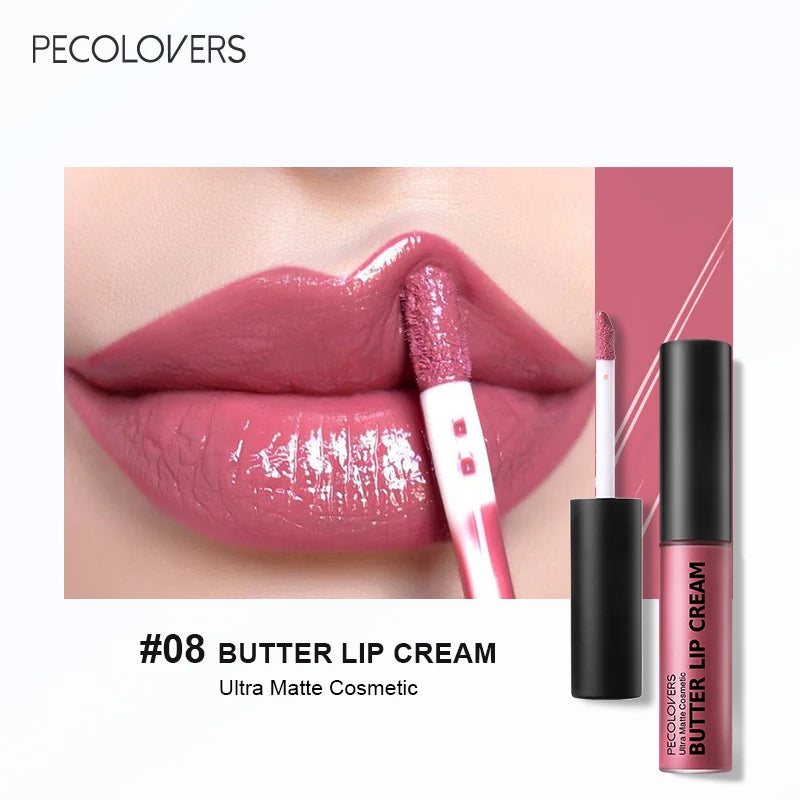 Butter Gloss Non-Sticky Long Lasting Nude Hydrating with Essential Oil Liquid Lipstick - Rehmiar