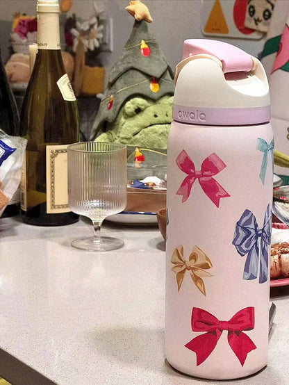 Insulated Stainless Steel Sports Water Bottle with Straw - Rehmiar