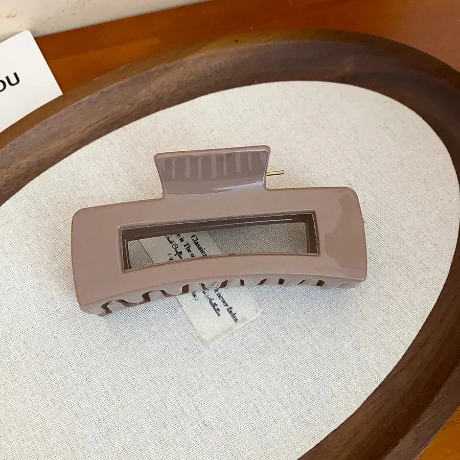 2025 New Soft Silicone Hair Claw Clips for Women Non Fragile Bendable Shark Clip Anti Drop Hairpin Headgear Does Not Hurt Hair - Rehmiar